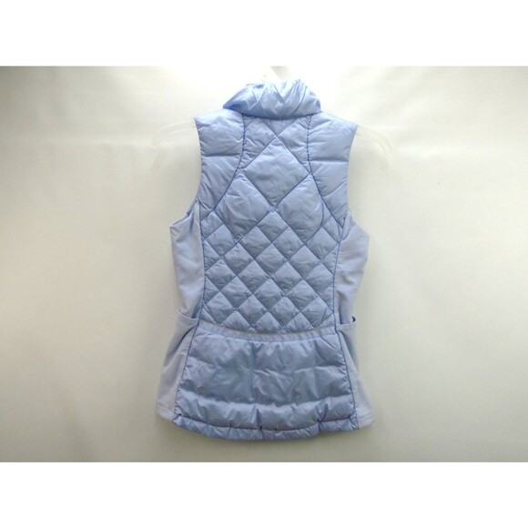 Lululemon Womens Size 6 Down For A Run Quilted Puffer Vest Light Blue Full Zip - Picture 6 of 7